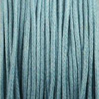 Baumwollkordel 1,5mm hellblau gewachst 100m lang Kordelband Kordel