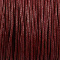 Baumwollkordel 1,5mm bordeaux gewachst 100m lang...