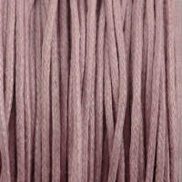 Baumwollkordel 1,5mm lavendel gewachst 100m lang Kordelband Kordel