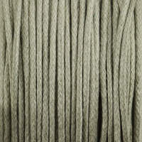 Baumwollkordel 1,5mm grau gewachst 100m lang Kordelband Kordel
