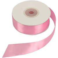 Satinband rosa Rolle 25mm breit, 25m lang
