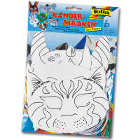 Kindermasken Tiere gemischt 6 Masken