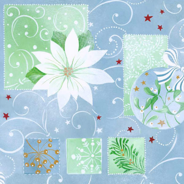 Papierservietten Motivservietten Weihnachten 3-lagig, 33x33 cm, 20 Stück