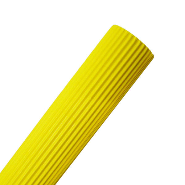 Wellpappe gerollt zitronengelb, 50x70 cm, 1 Rolle