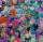 Pailletten Blumen gelocht, bunt gemischt, 5-20 mm 250g