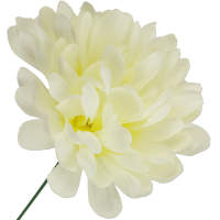 Kunstblume creme Ø 11 cm, ca. 27 cm lang Seidenblume