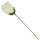 Rose creme Ø ca. 6 cm, ca 26 cm lang 1 Stück Seidenblume Kunstblume