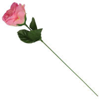 Rose rosa pink Ø 5 cm, 35 cm lang 1 Stück...