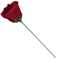 Rose rot magenta Ø 6 cm ca 26 cm lang 1 Stück Seidenblume Kunstblume