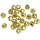 Glöckchen gold Schellen 24 Stück Ø 20 mm Kreuzrollen für WeddingWands Hochzeit