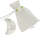 Regenbogenkristall Mond ca. 5 cm mit Chiffonbeutel