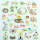 Sticker Ostern Frühling 1 Blatt ca. 16x15 cm