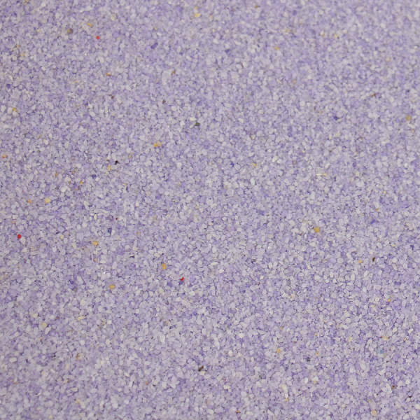 Farbsand flieder 1kg Körnung 0,5 mm Dekosand Bastelsand Sand