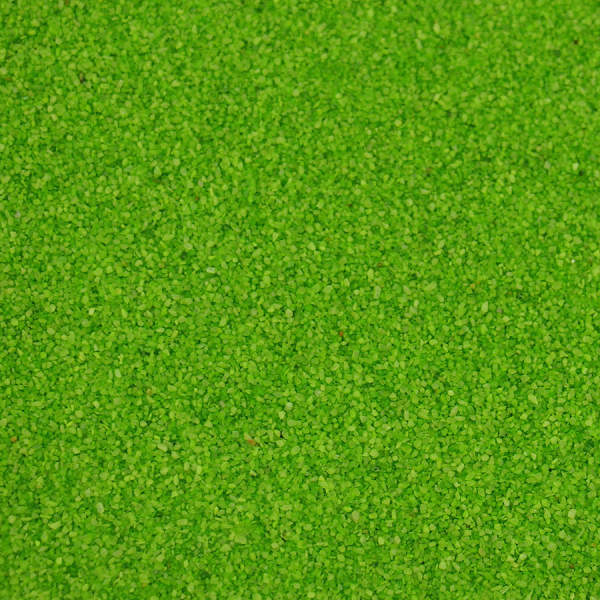 Farbsand grün 1kg Körnung 0,5 mm Dekosand Bastelsand Sand