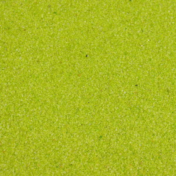 Farbsand apfelgrün 1kg Körnung 0,5 mm Dekosand Bastelsand Sand