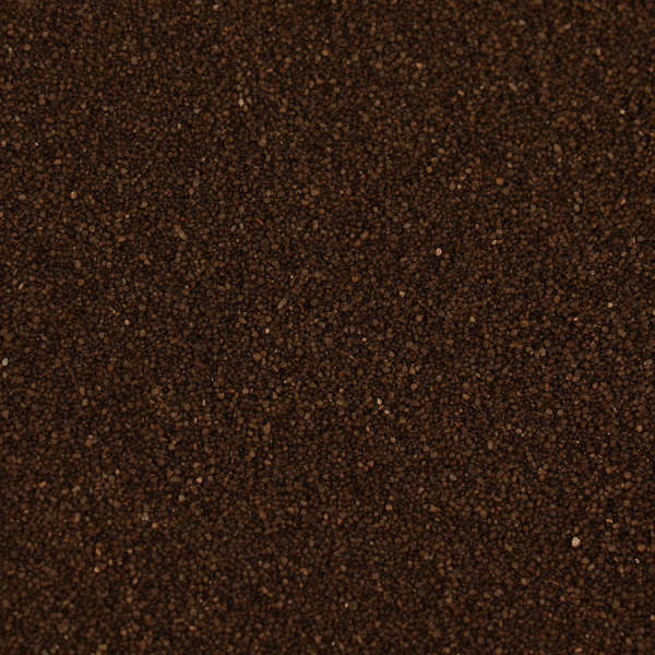 Farbsand braun 1kg Körnung 0,5 mm Dekosand Bastelsand Sand