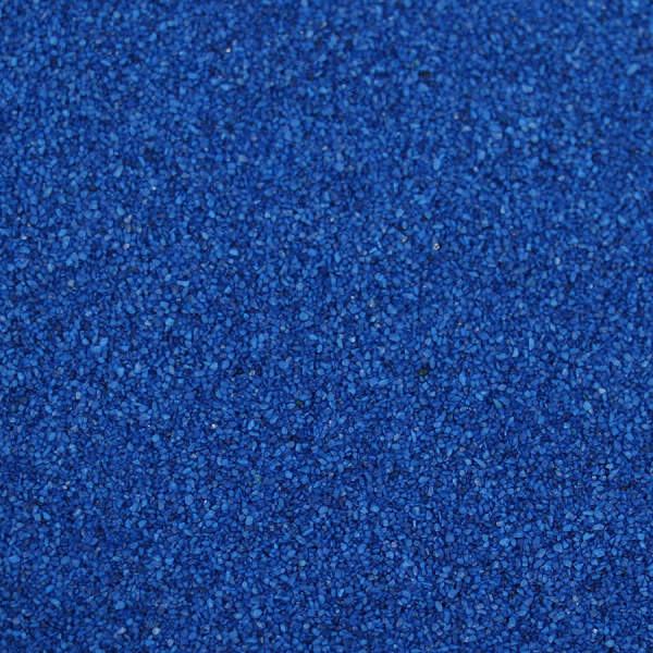Farbsand blau 1kg Körnung 0,5 mm Dekosand Bastelsand Sand