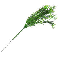 Gras Zweig grün ca. 27 cm lang Kunstgras Deko...