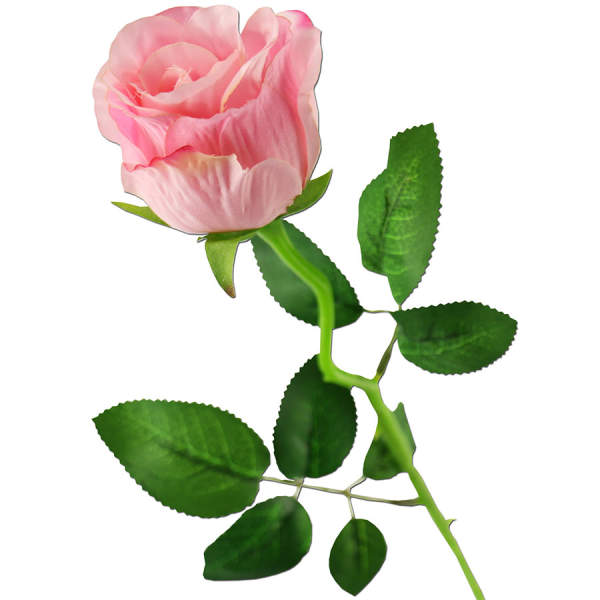 Rose rosa Ø 5 cm Seidenblume 50 cm lang Kunstblume Rose Floristik