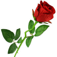 Rose rot Ø 5 cm Seidenblume 50 cm lang Kunstblume...