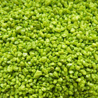 Dekokies grün 1kg Körnung 2 - 3 mm Bastelkies Deko Granulat Kies