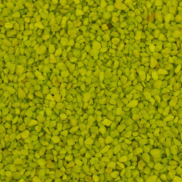 Dekokies apfelgrün 1kg Körnung 2 - 3 mm Bastelkies Deko Granulat Kies