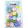 Florella Blüten aus Maulbeerpapier bunte Farben 20 Stück, 2-4 cm