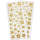 Sticker Sterne gold glänzend 2 Blatt