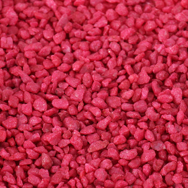 Dekokies fuchsia 1kg Körnung 2 - 3 mm Bastelkies Deko Granulat Kies