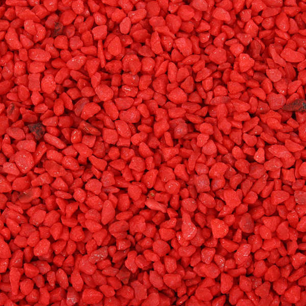 Dekokies rot 1kg Körnung 2 - 3 mm Bastelkies Deko Granulat Kies