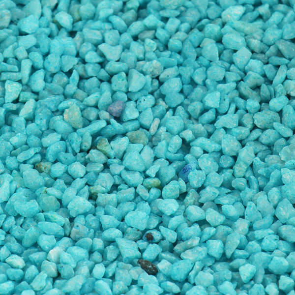 Dekokies türkis 1kg Körnung 2 - 3 mm Bastelkies Deko Granulat Kies