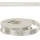 Satinband weiß 1 Rolle 15mm x 25m mit Herzen Satin Band Hochzeitsband