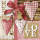 Papierservietten rot Love 33x33 cm, 20 Stück mit Herzen
