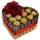 Styropor Herz 15 x 17 x 5 cm Styropor Rohling für Torte