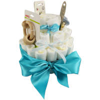 Styropor Torte Kreis zweistöckig Ø 20 x 10 cm Geschenktorte Süßigkeitentorte Tortenrohling
