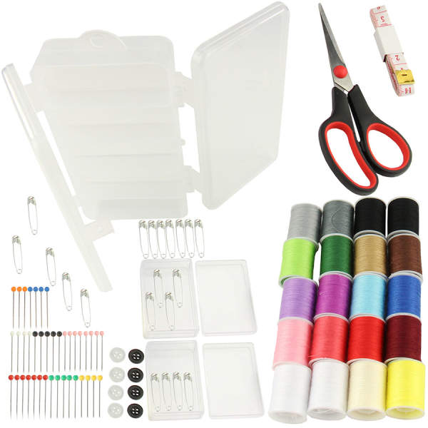 Schneiderei 90-teilig für Nähmaschine Starter Box mit Nadeln und Nähfaden