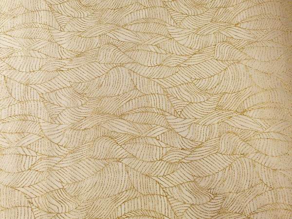Tischband Organza transparent/gold mit Glitter, Rolle 48 cm breit 9 cm lang