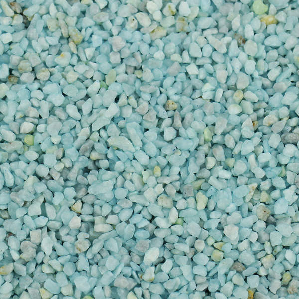 Dekokies zartblau babyblau 1kg Körnung 2 - 3 mm Bastelkies Deko Granulat Kies