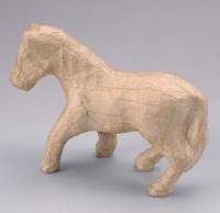 PappArt Figur Pferd 12,5x4,5x9 cm 1 Stück