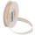 Chiffonband creme 1 Rolle 12mm x 25m Organzaband