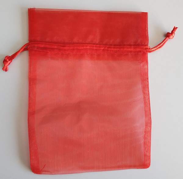 Chiffonbeutel rot, 17x12 cm 10 Stk.