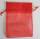 Chiffonbeutel rot, 17x12 cm 10 Stk.