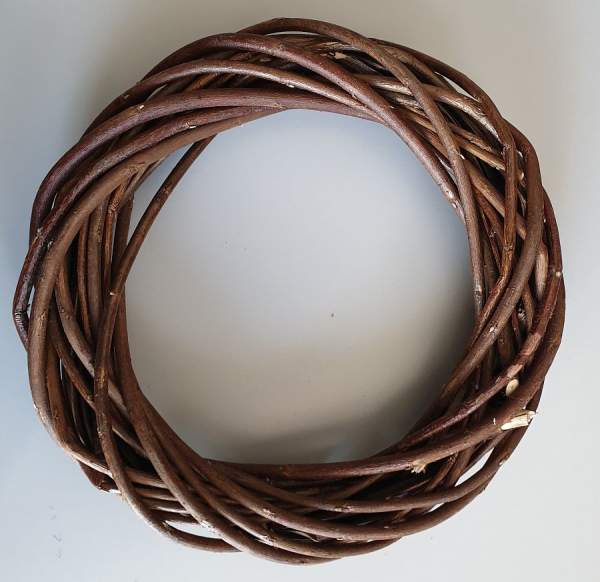 Weidenkranz braun Ø 20 cm 1 Stück Weidenring Rattankranz
