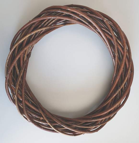 Weidenkranz braun Ø 25 cm 1 Stück Weidenring Rattankranz