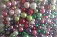 Wachsperlen Mix, bunte Farben 100 g, 4,6,8,und 10 mm...