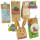 Papiertüten braun, 50 Stück, 12 x 9,5 x 32,5 Geschenkstüten