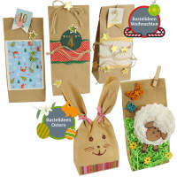 Papiertüten braun 1000 Stück, 12 x 9,5 x 32,5 cm 1 Karton Papierbeutel