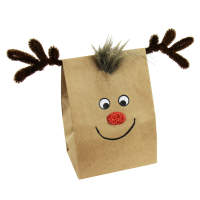 Papiertüten braun 1000 Stück, 12 x 9,5 x 32,5 cm 1 Karton Papierbeutel