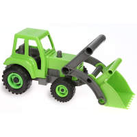 Traktor mit Frontschaufel und Anhänger, Eco Set