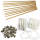 Wedding Wands 48 Stück ca. 30 cm Hochzeit Stäbe mit Glocken & Bänder